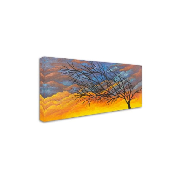 Michelle Faber 'Sunset Tree' Canvas Art,12x24